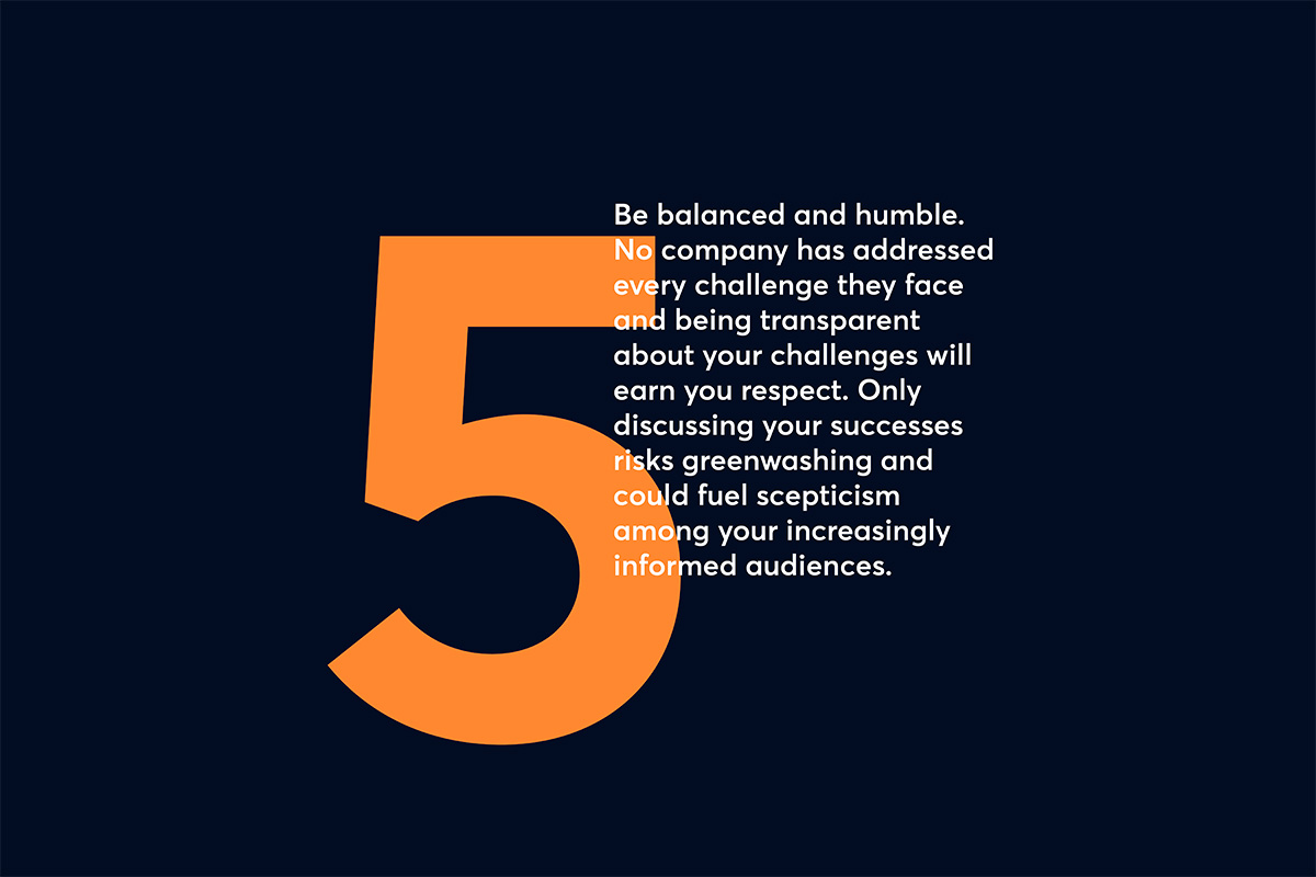 fifth tip for getting your impact report content in shape