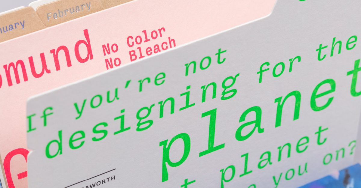 Change WithPrint 2023 quote by Kate Raworth "If you're not designing for planet, what planet are you on?"