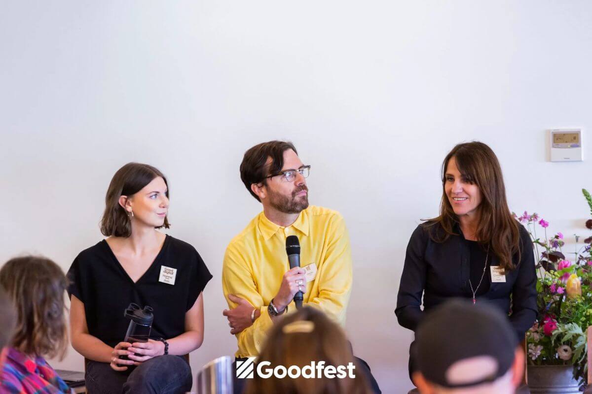CHRISSY LEVETT FROM CREATIVE CONSCIENCE AT GOODFEST 2019 PANEL