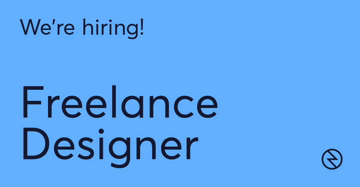 We're hiring: freelance designer
